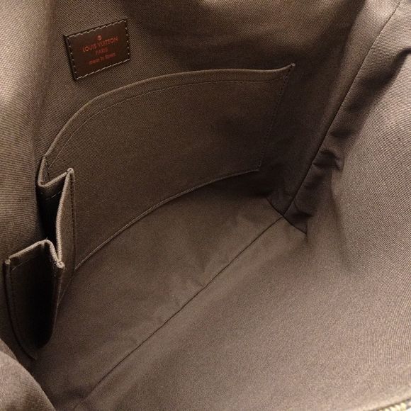 Louis Vuitton Damier Brooklyn MM Ebene Diagonal Shoulder Brown - Picture 7 of 8